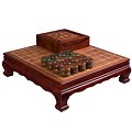 Yimani/亿满意 鸡翅木象棋棋墩套装